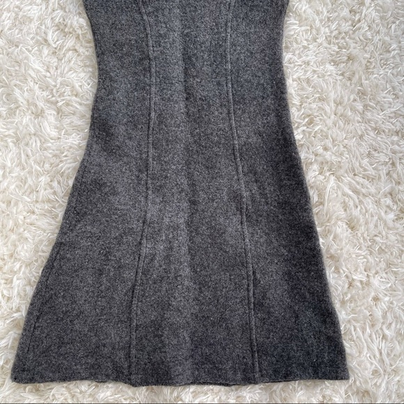 Anthropologie Girls from Savoy grey wool dress - Picture 7 of 9